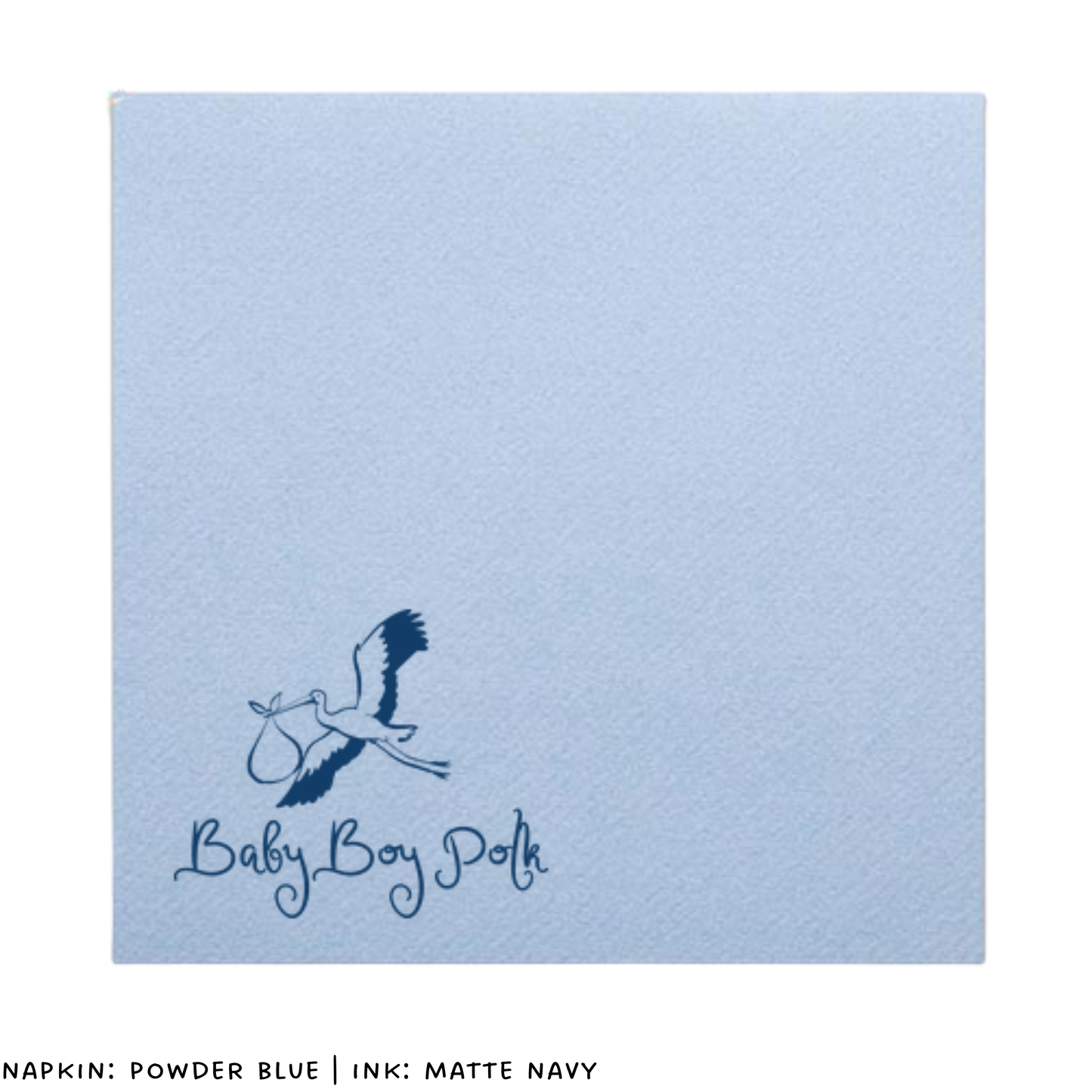 Stork Cocktail Napkins