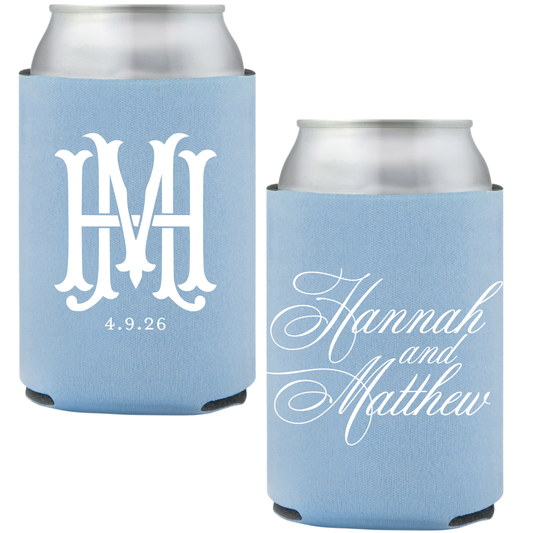 Classic Duogram Foam Coozies