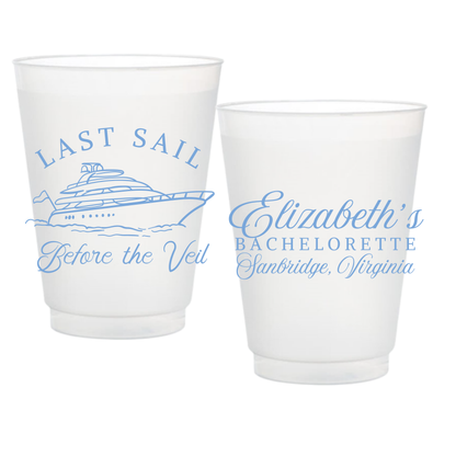 Last Sail Frosted Cups
