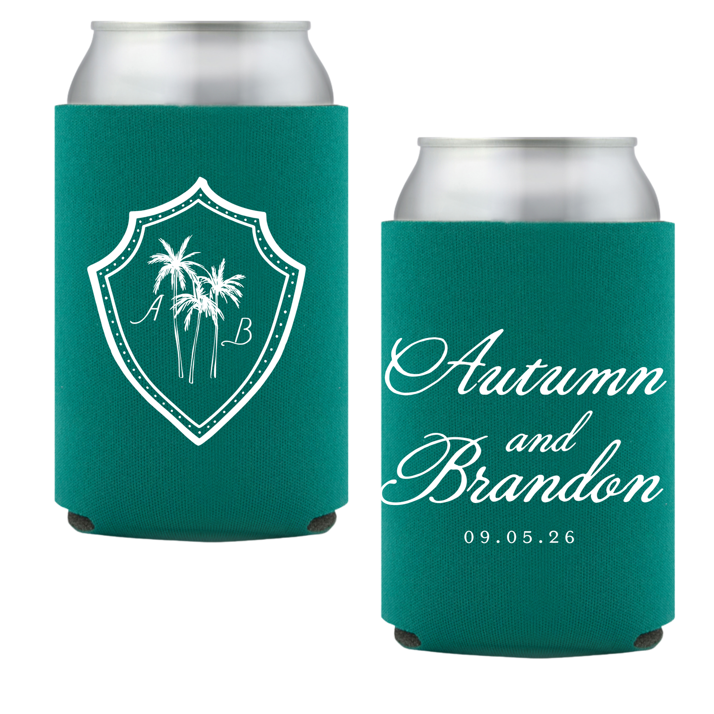 Palm Tree Crest Standard Coozies