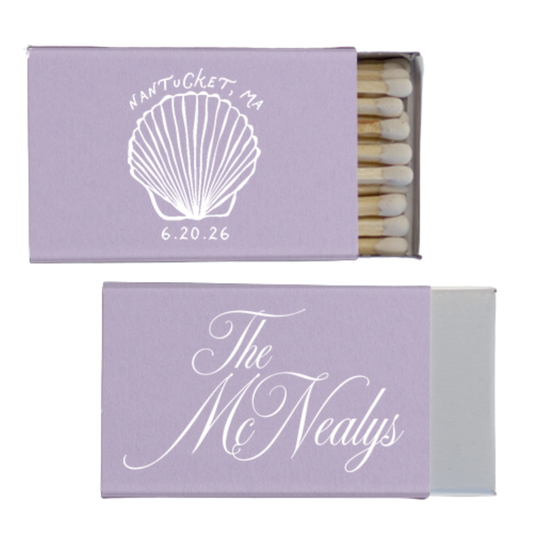 Shell Foil Stamped Matches