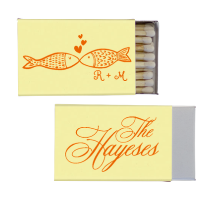 Fish Kiss Matchboxes