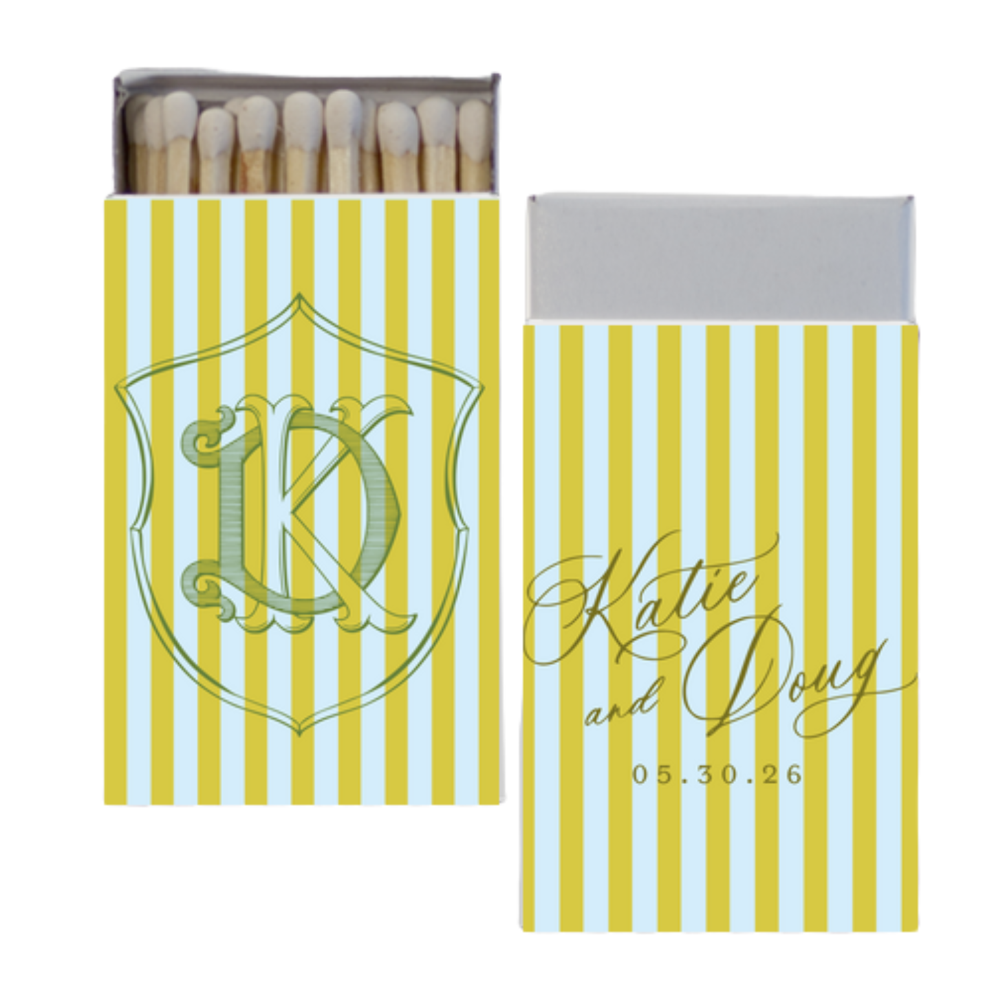 Multi Color Stripe Crest Matches