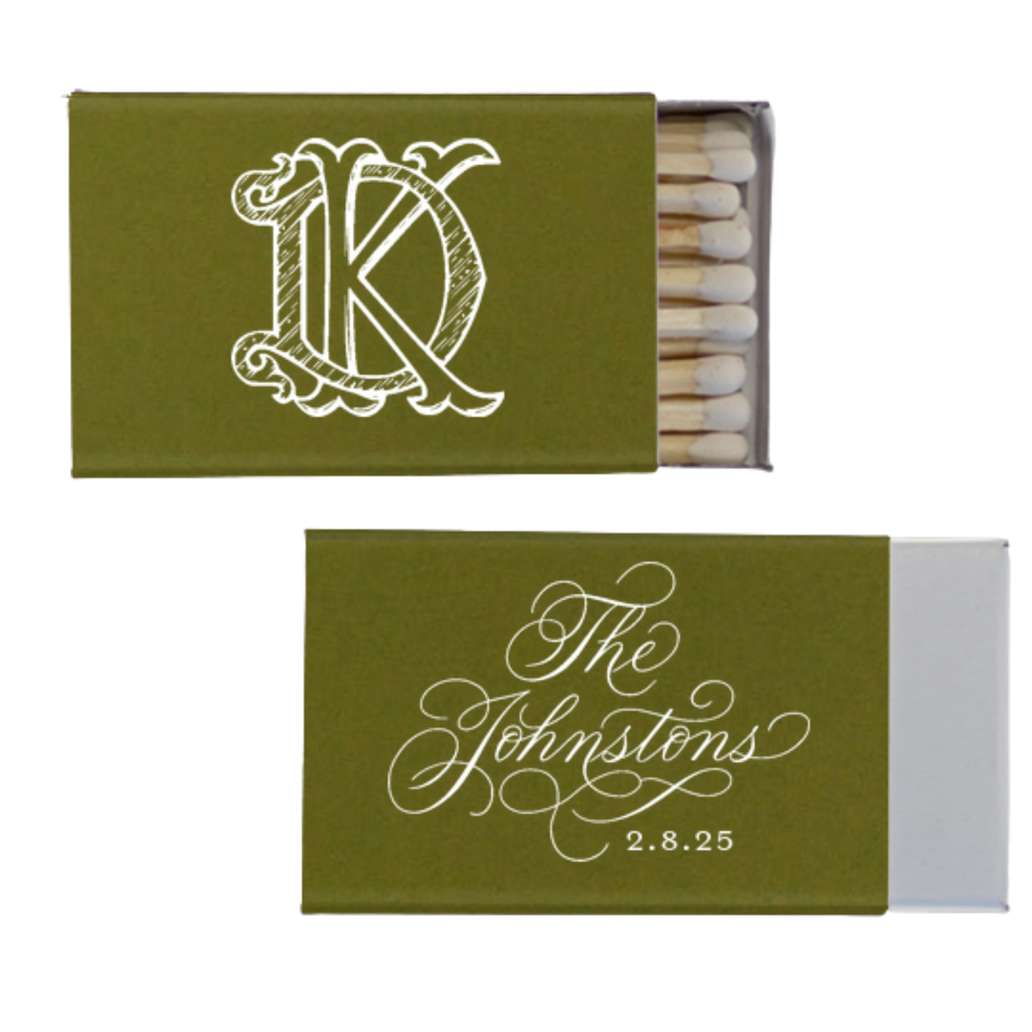 Classic Calligraphy Wedding Matches