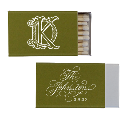 Classic Calligraphy Wedding Matches