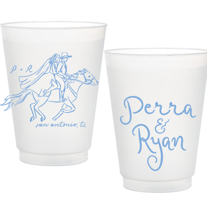 Getaway Horse Frosted Cups