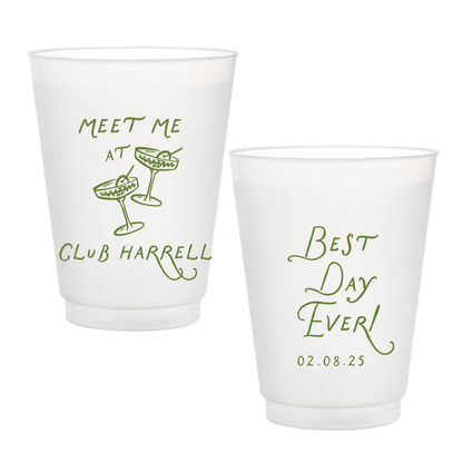 Meet me at Club! Frosted Cups