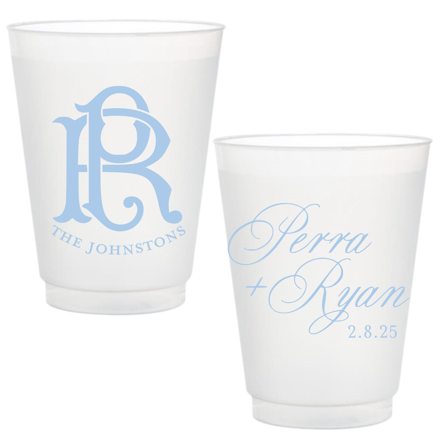 Duogram Frosted Cups