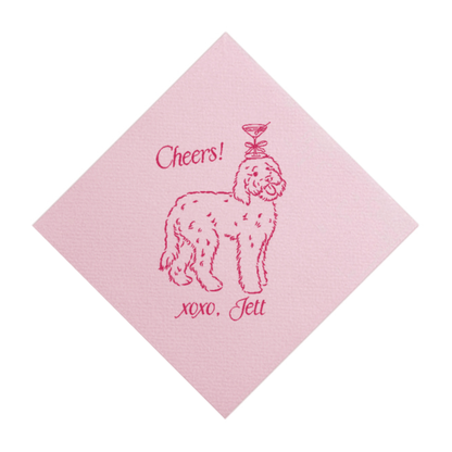 Golden Doodle Cocktail Napkins