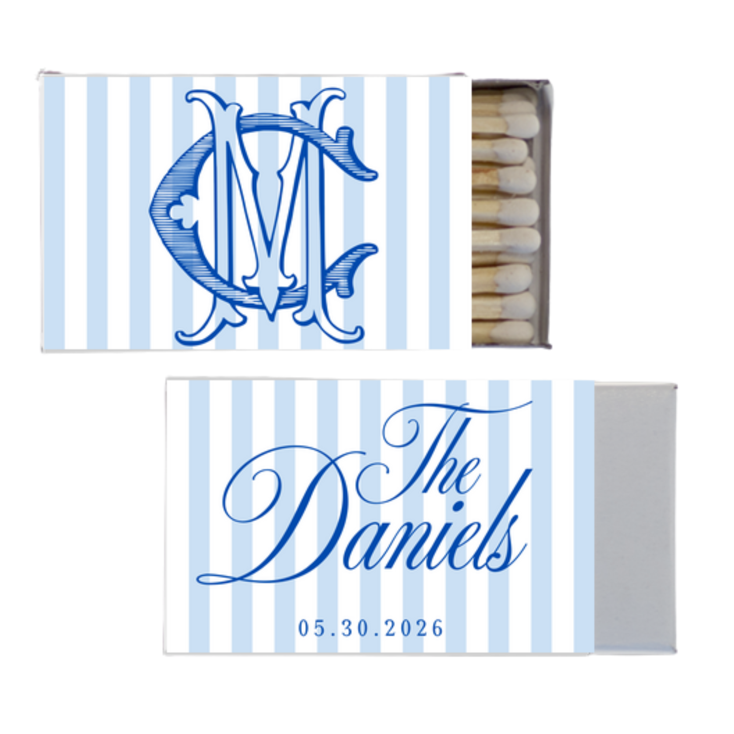 Classic Duogram Striped Matches