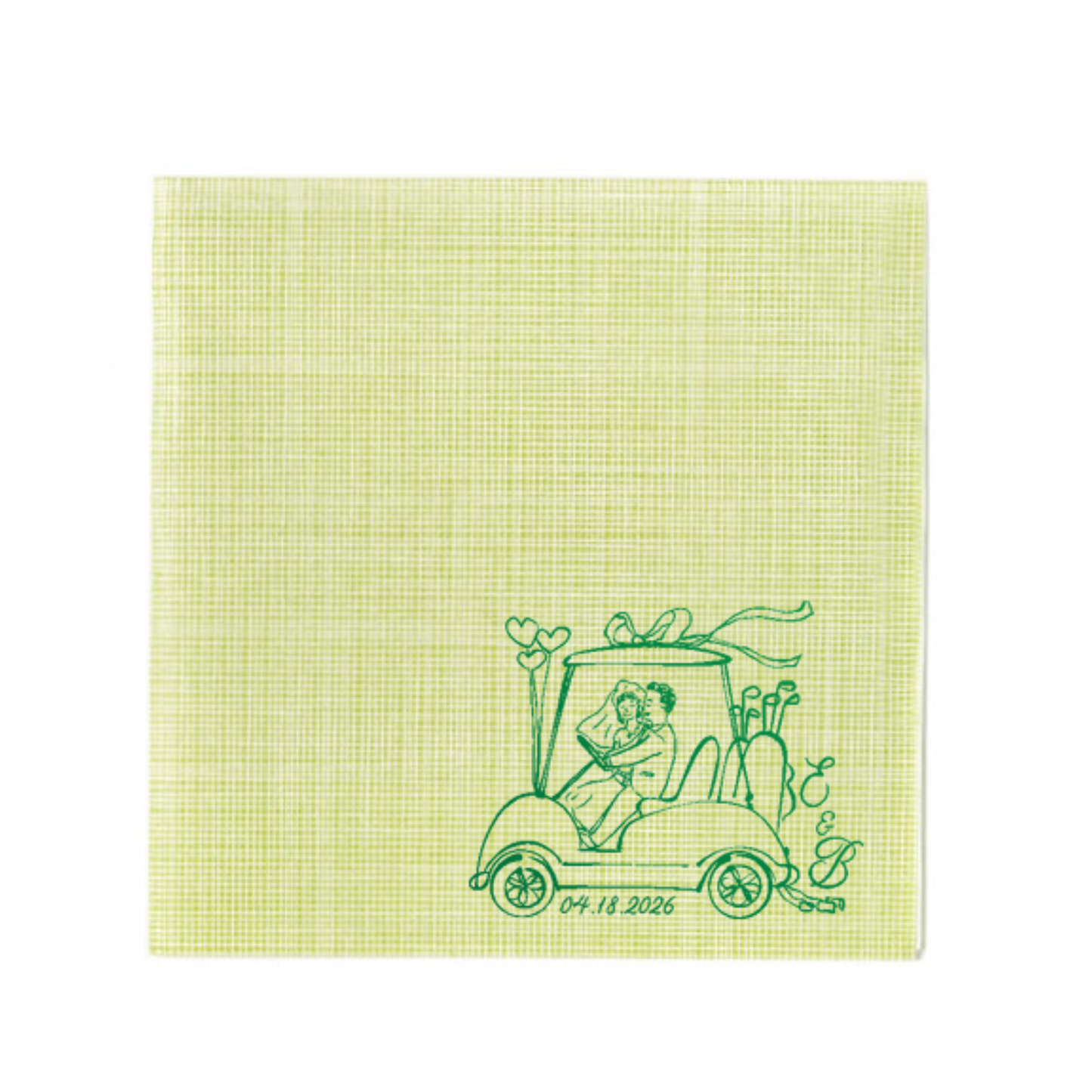 Golf Cart Cocktail Napkins