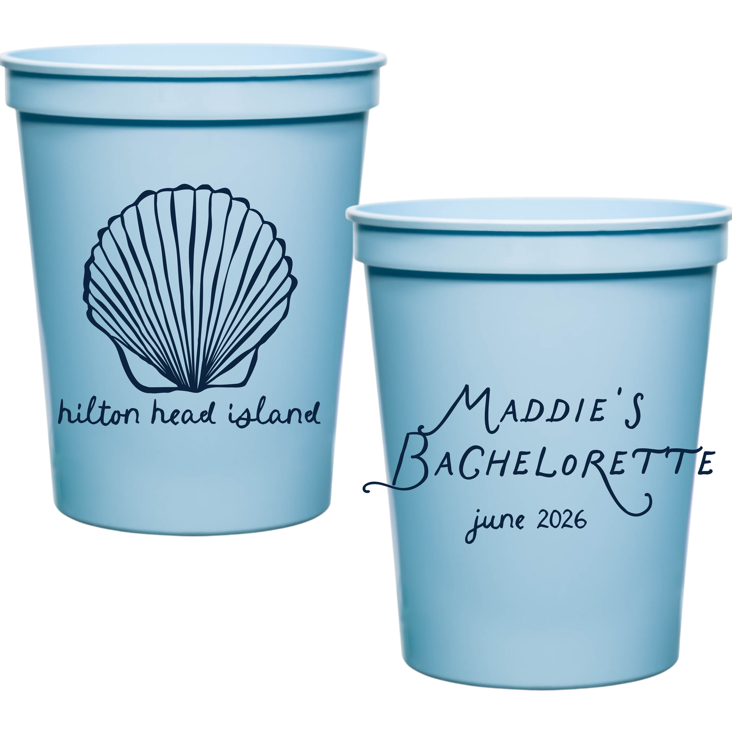 Seashell Stadium Cups
