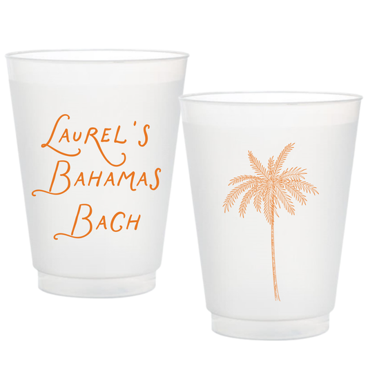 Simple Palm Frosted Cups
