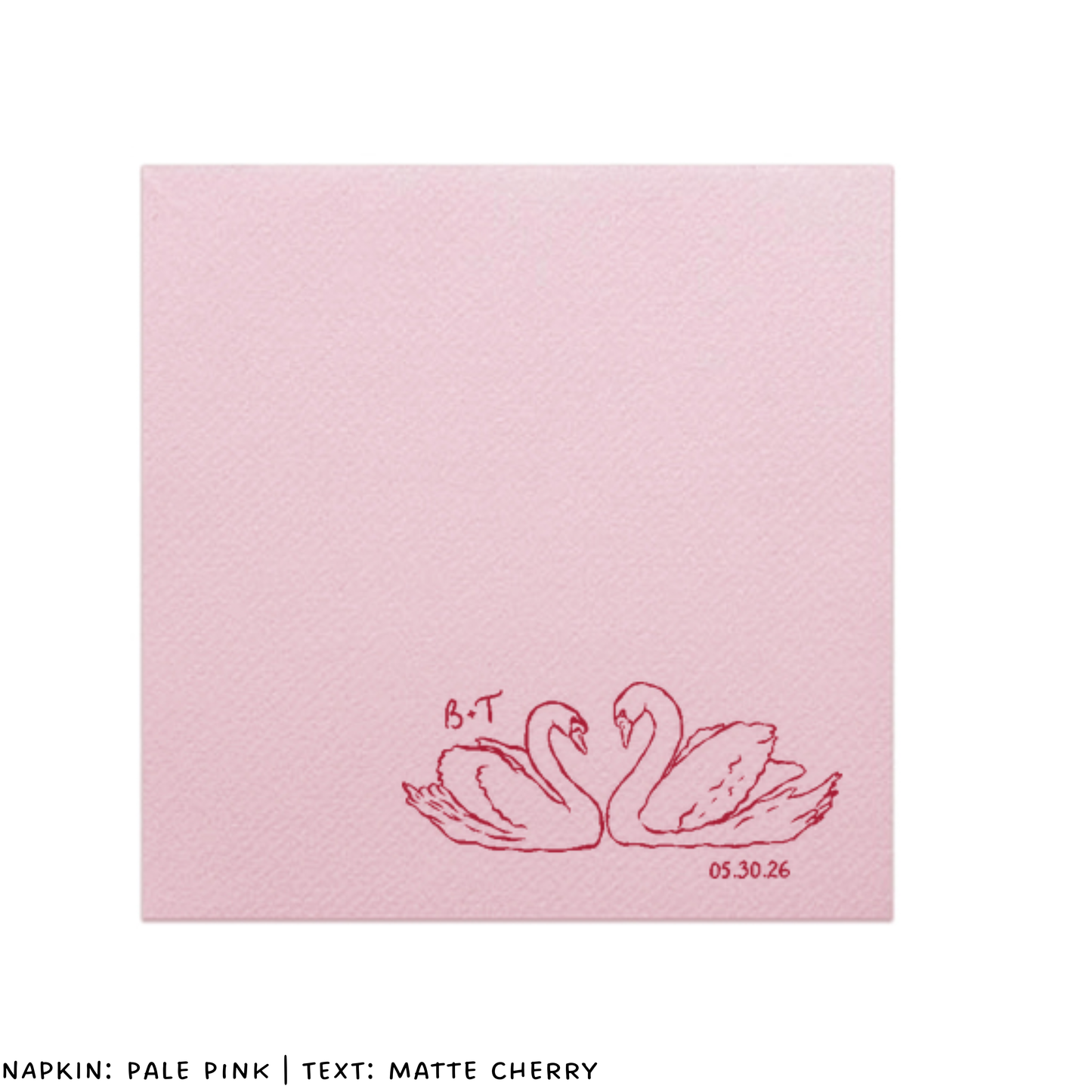 Swans Cocktail Napkins