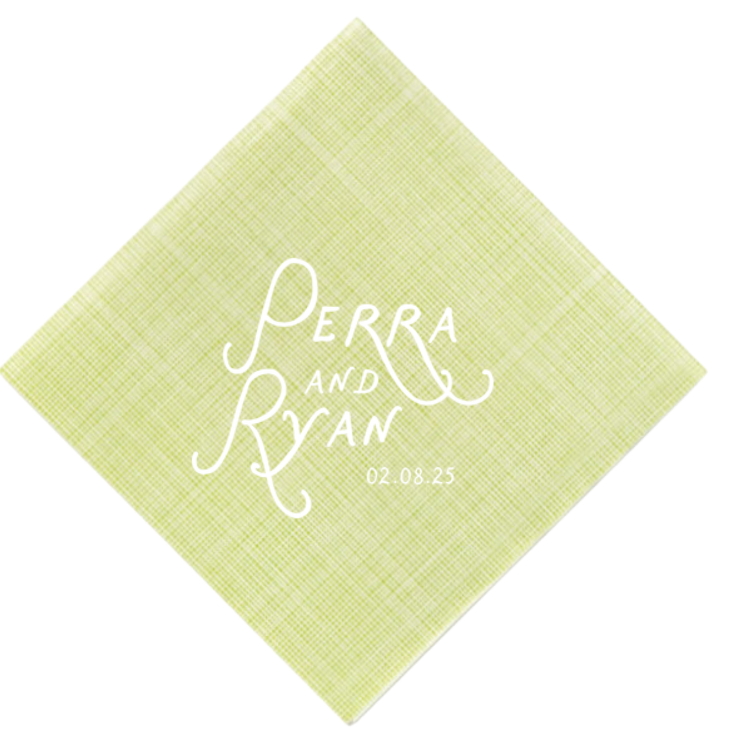 The Famous Font Linen-Like Cocktail Napkins