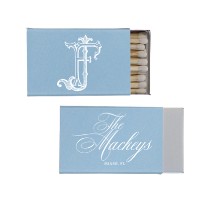 Monogram Matchboxes
