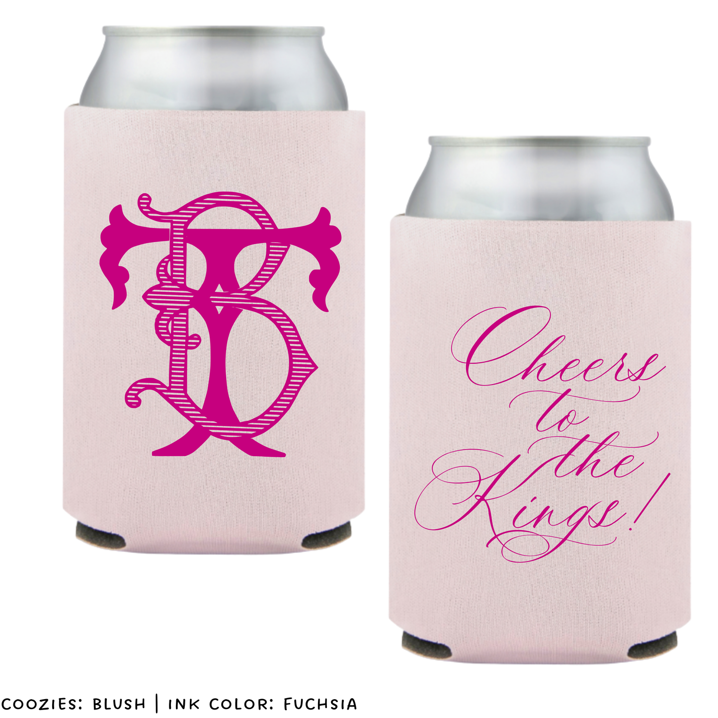 Monogram + Cheers Standard Foam Coozies