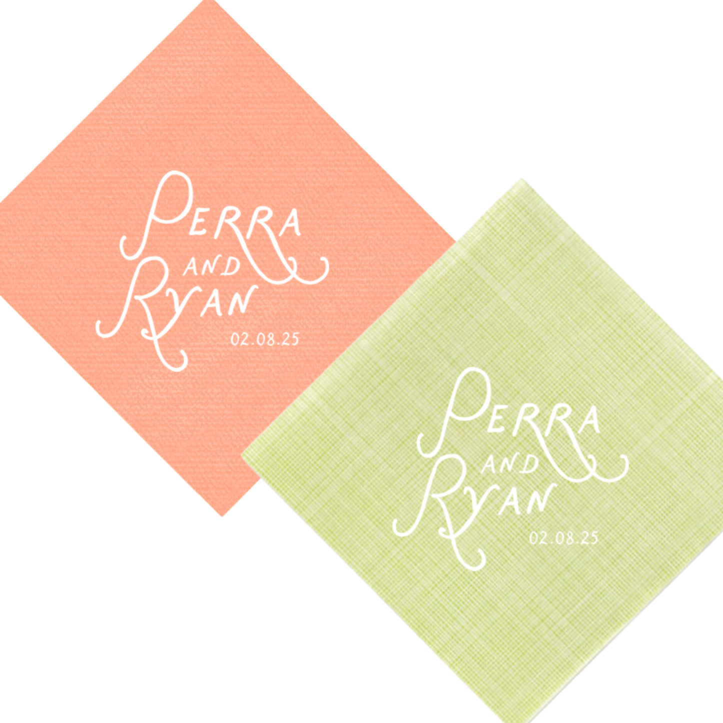 The Famous Font Linen-Like Cocktail Napkins